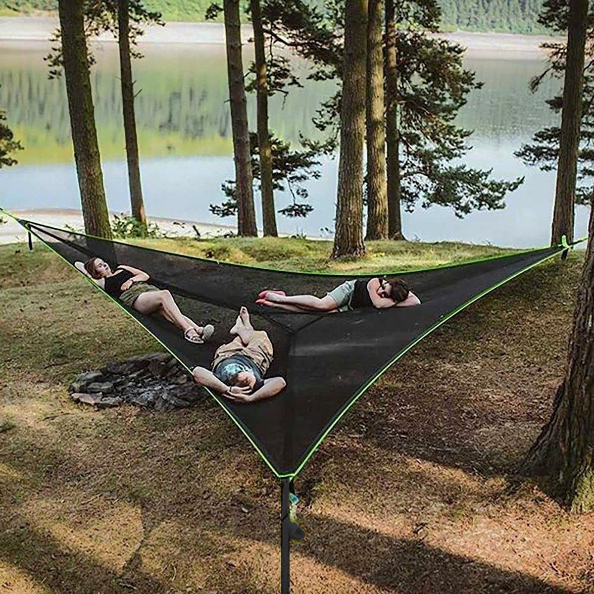 Multi Person Portable Giant Aerial Camping Hammock Tree House Air Sky Tent-xinru
