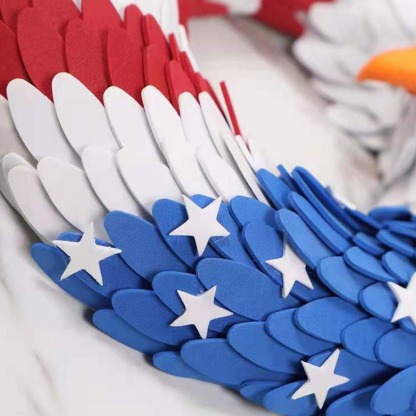 Independence Day Eagle Patriotic Wreath-xinru