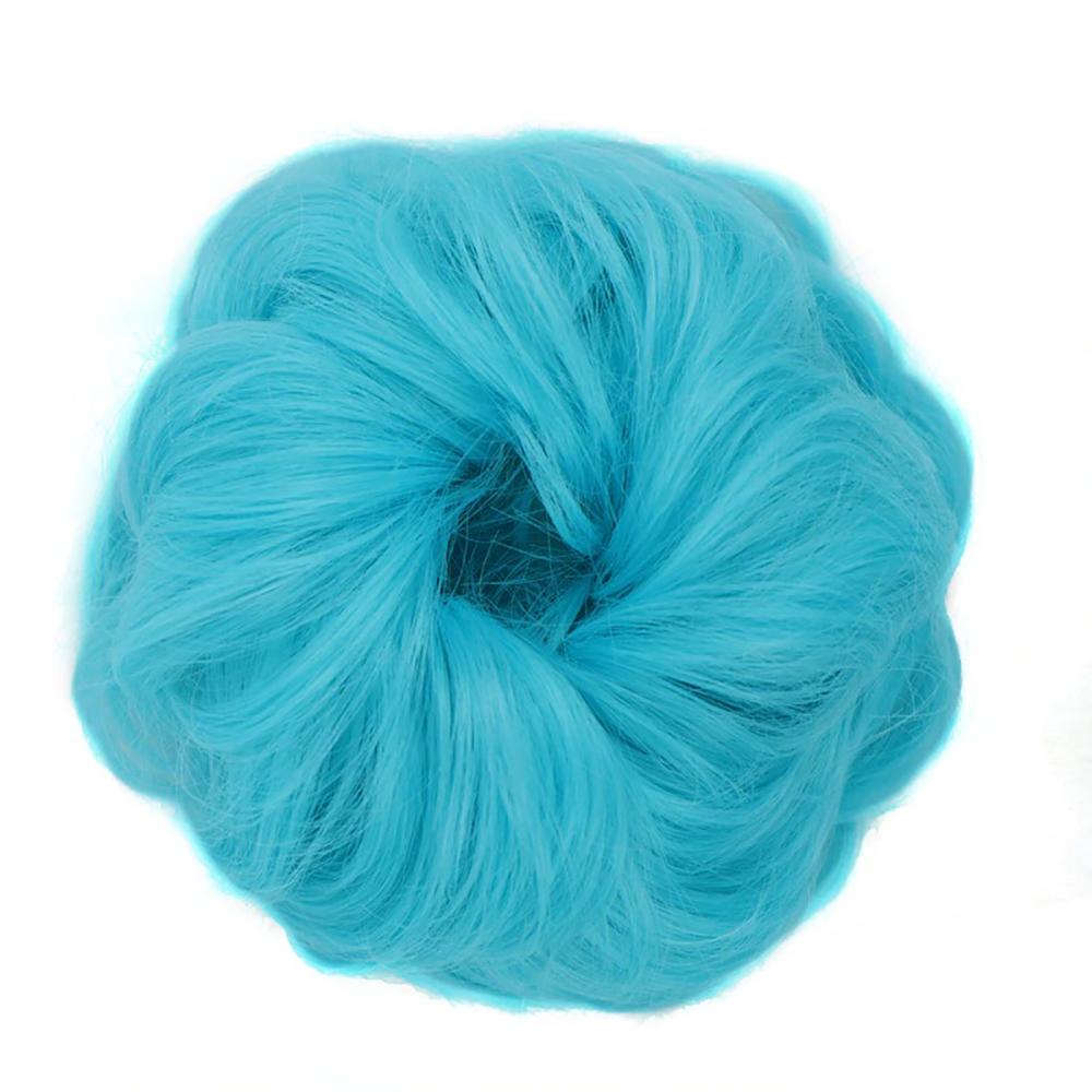 Natural Look Synthetic Messy Hair Bun Scrunchie Extension-xinru