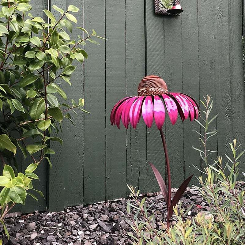 Coneflower Petal Shape Garden Bird Feeder-xinru