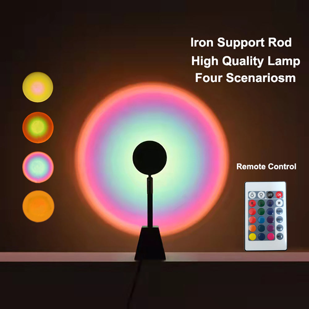 Sunset Rainbow Floor Standing Projection LED Lamp Night Light-xinru