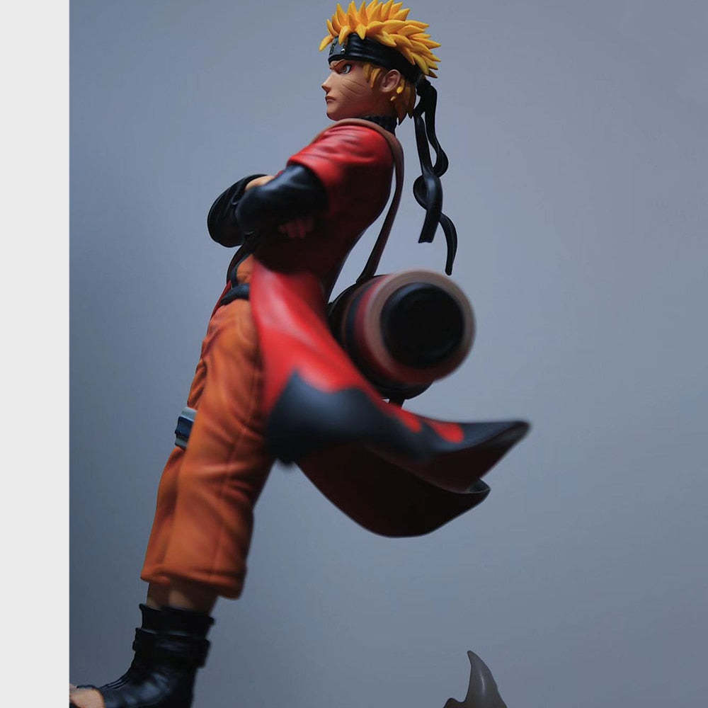 Anime Naruto Shippuden Uzumaki Naruto Sage Mode PVC Figure Statue Toys-xinru