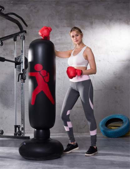 Fitness Inflatable Vertical Boxing Column Thickened 1.6 Meters High-xinru shop