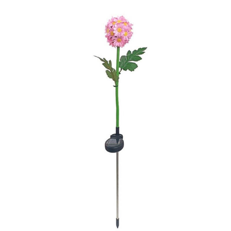 Outdoor Solar LED Light Flower Chrysanthemum Garden Stake-xinru