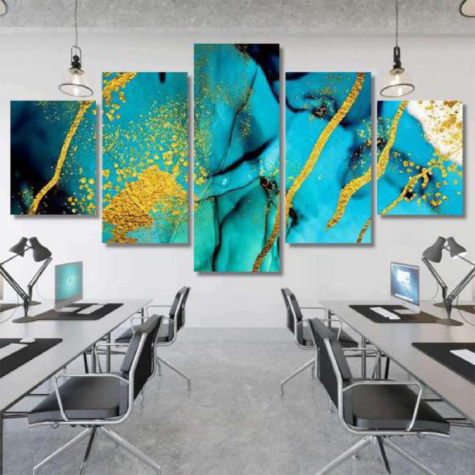 Exotic Art Golden Swirl Artistic Design-xinru shop