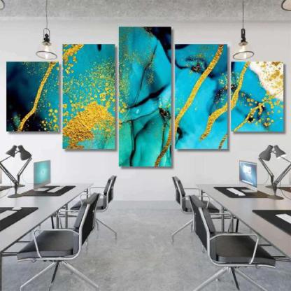 Exotic Art Golden Swirl Artistic Design-xinru shop