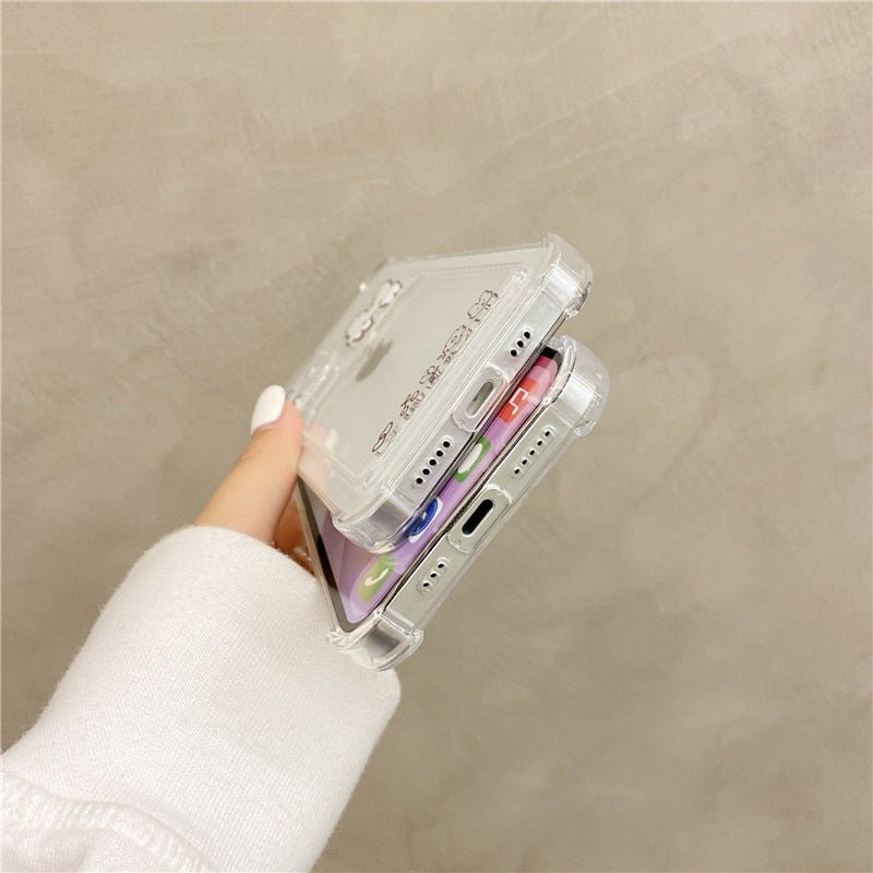 Clear Cartoon Card Case-xinru