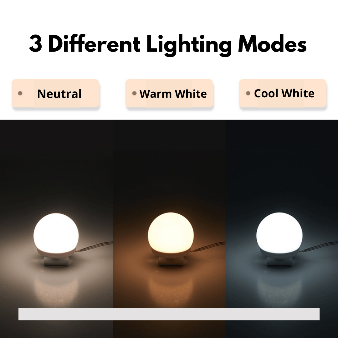 Hollywood Style Touch Control Makeup Mirror Vanity LED Light Bulbs Kit-xinru