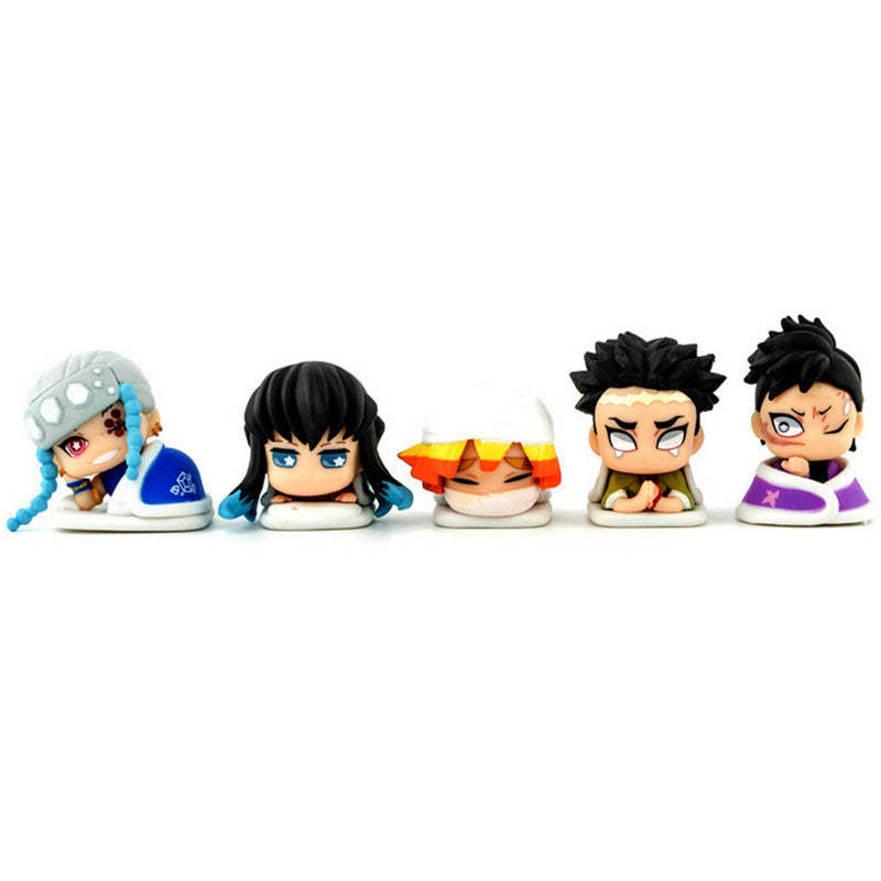 Kawaii Demon Slayer Action Figure PVC Model Toys-xinru