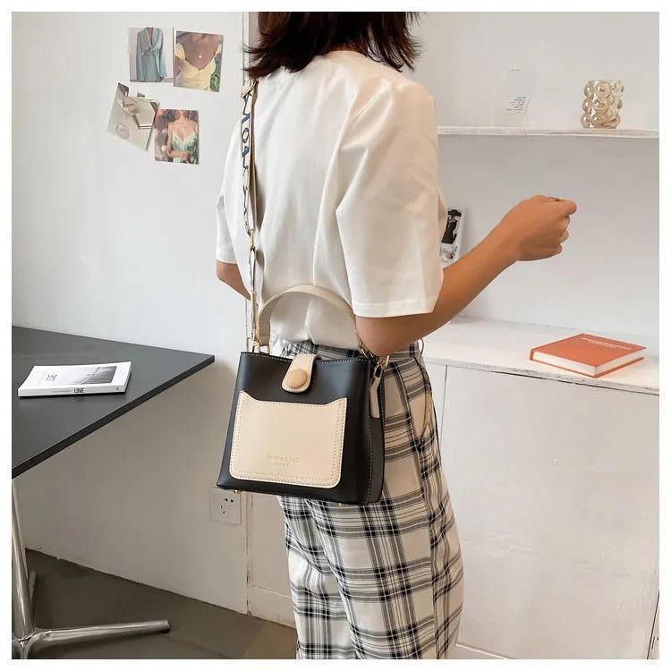 人気のオールマッチショルダーバッグバケットバッグ-xinru shop