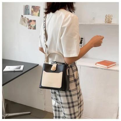 人気のオールマッチショルダーバッグバケットバッグ-xinru shop