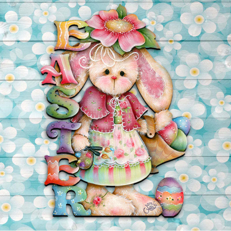 18 Inches Easter Cute Bunny Garden Decoration-xinru