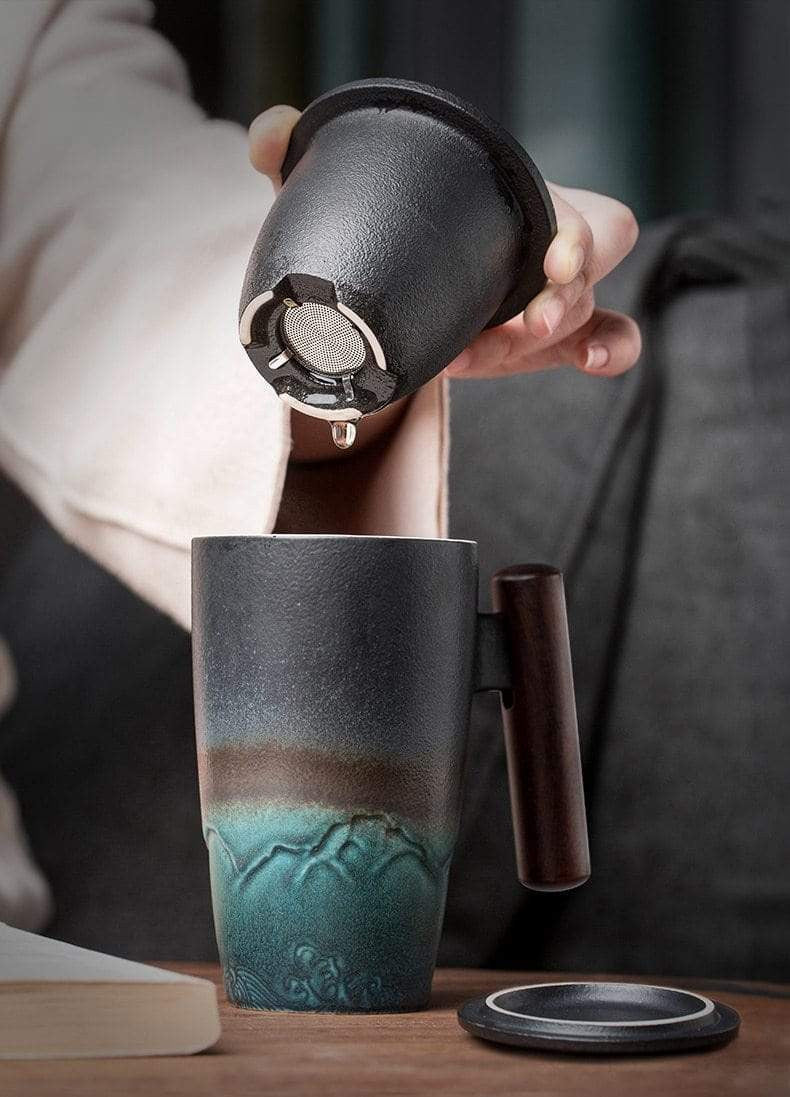 Includes Nepalese Coffee Including Teacup Filter Vover-xinru