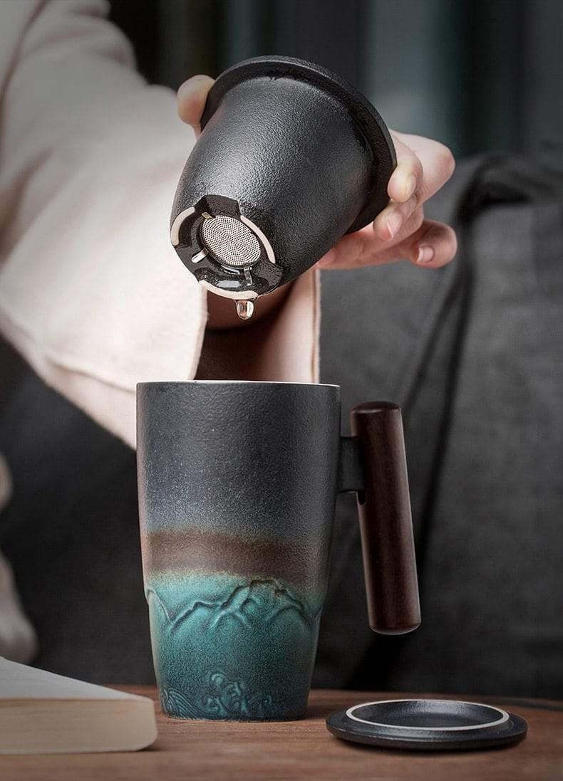 Includes Nepalese Coffee Including Teacup Filter Vover-xinru