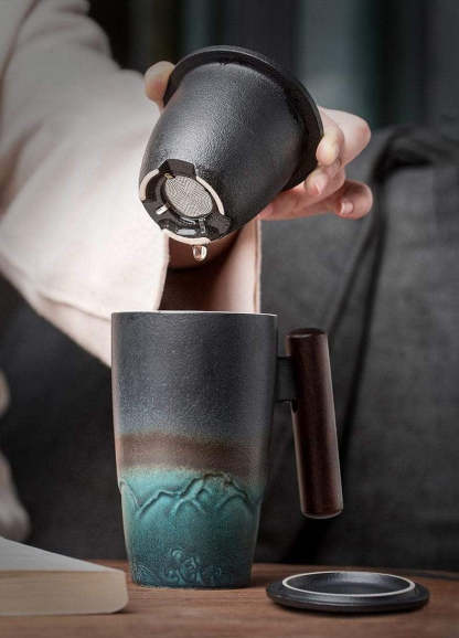 Includes Nepalese Coffee Including Teacup Filter Vover-xinru