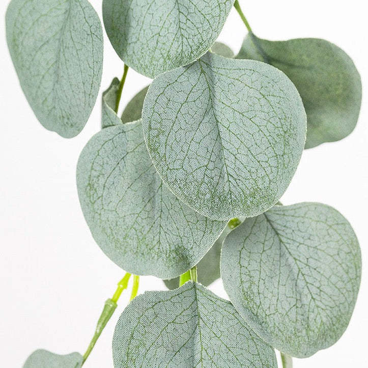 5.9FT Green Faux Eucalyptus Leaves Spring Garland-xinru