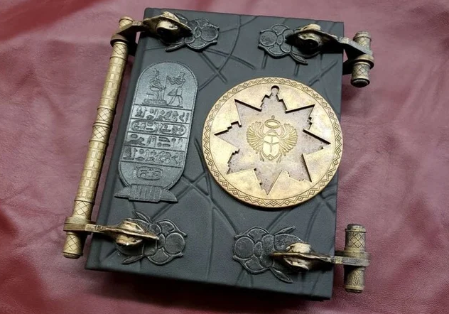 Mummy Prop Replica Book Of The Dead Handmade Resin Artwork-xinru