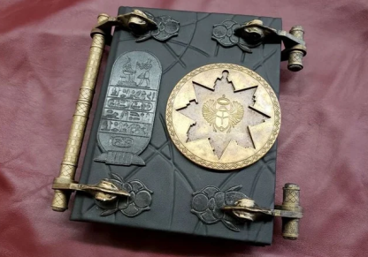 Mummy Prop Replica Book Of The Dead Handmade Resin Artwork-xinru