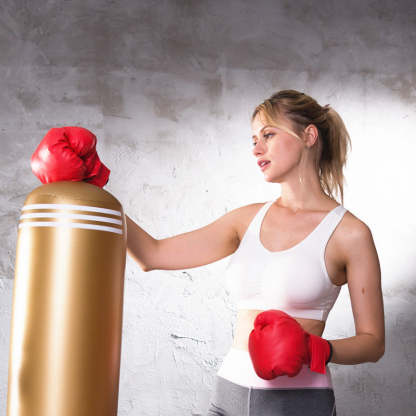 Fitness Inflatable Vertical Boxing Column Thickened 1.6 Meters High-xinru shop