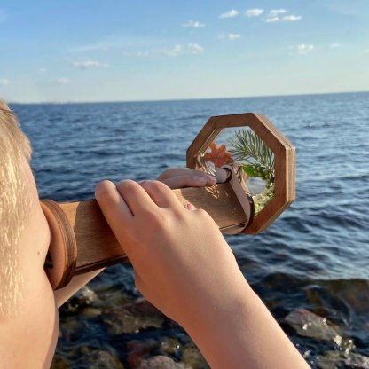DIY Kaleidoscope Kit For Kids Magic Rotating Kaleidoscope Outdoor Toy-xinru