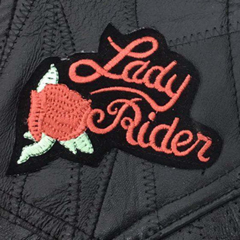 Hand Embroidery Motorcycle Leather Vest For Rider-xinru shop