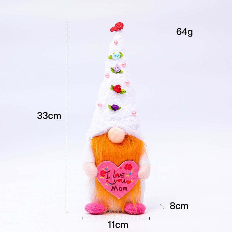 White Hat Mother's Day Gnome-xinru