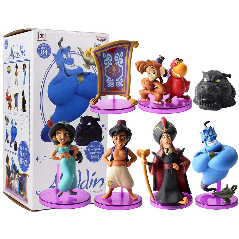 Walt Disney Movie Aladdin Collectible Figure Toy Bundle-xinru