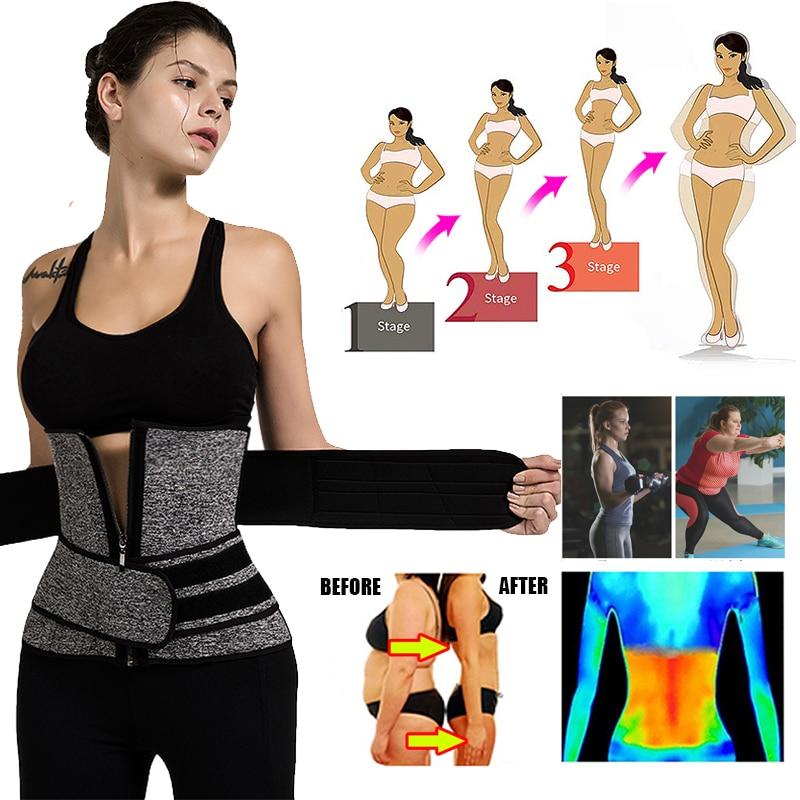 Ladies Neoprene Waist Trainer Sauna Sports Belt Shapewear-xinru