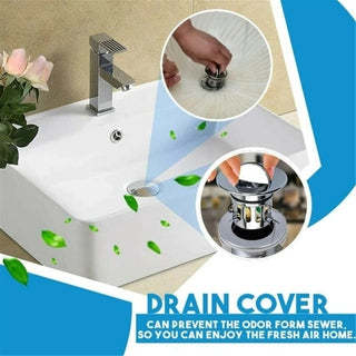 Universal Stainless Steel Pop Up Anti Clog Kitchen Tub Strainer Plug-xinru