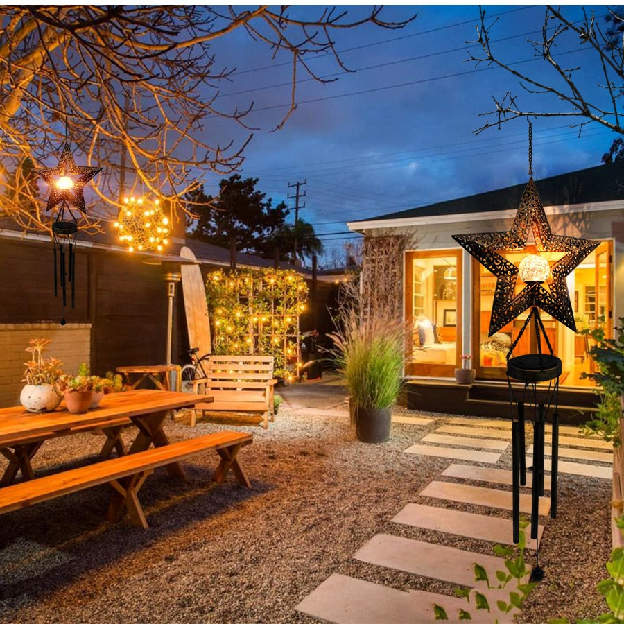 Outdoor Wind Chimes Solar Lights-xinru shop