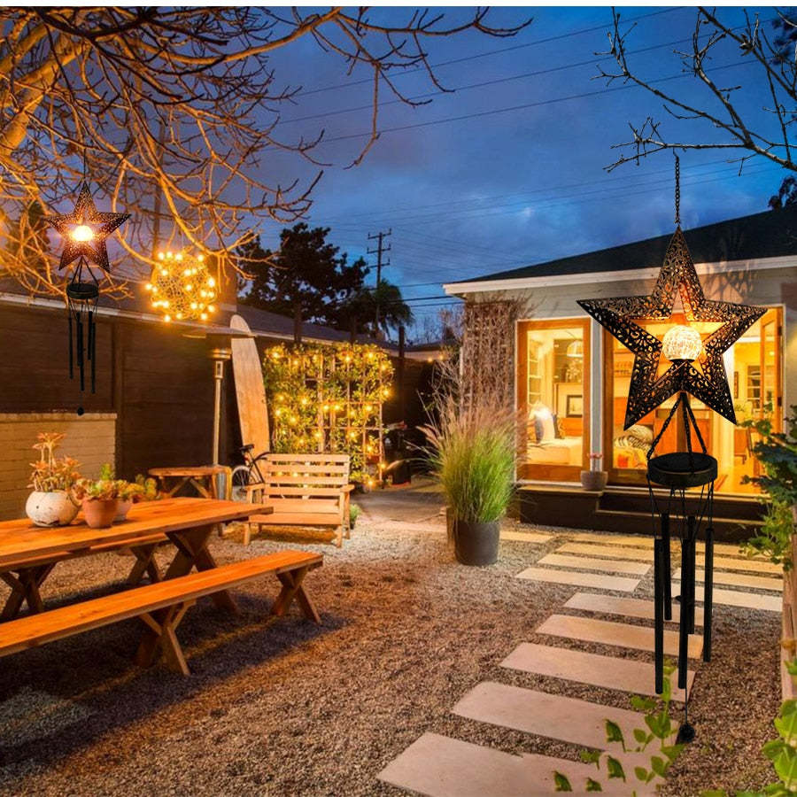 Outdoor Wind Chimes Solar Lights-xinru shop