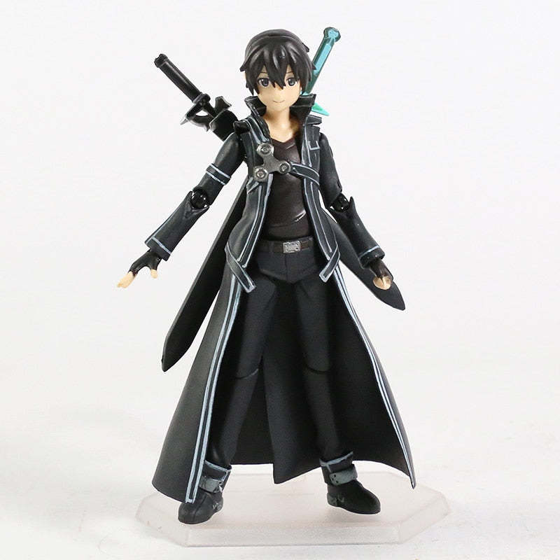 Anime Figma 248 Sword Art Online SAO Kirito GGO Ver. PVC Action Figure-xinru