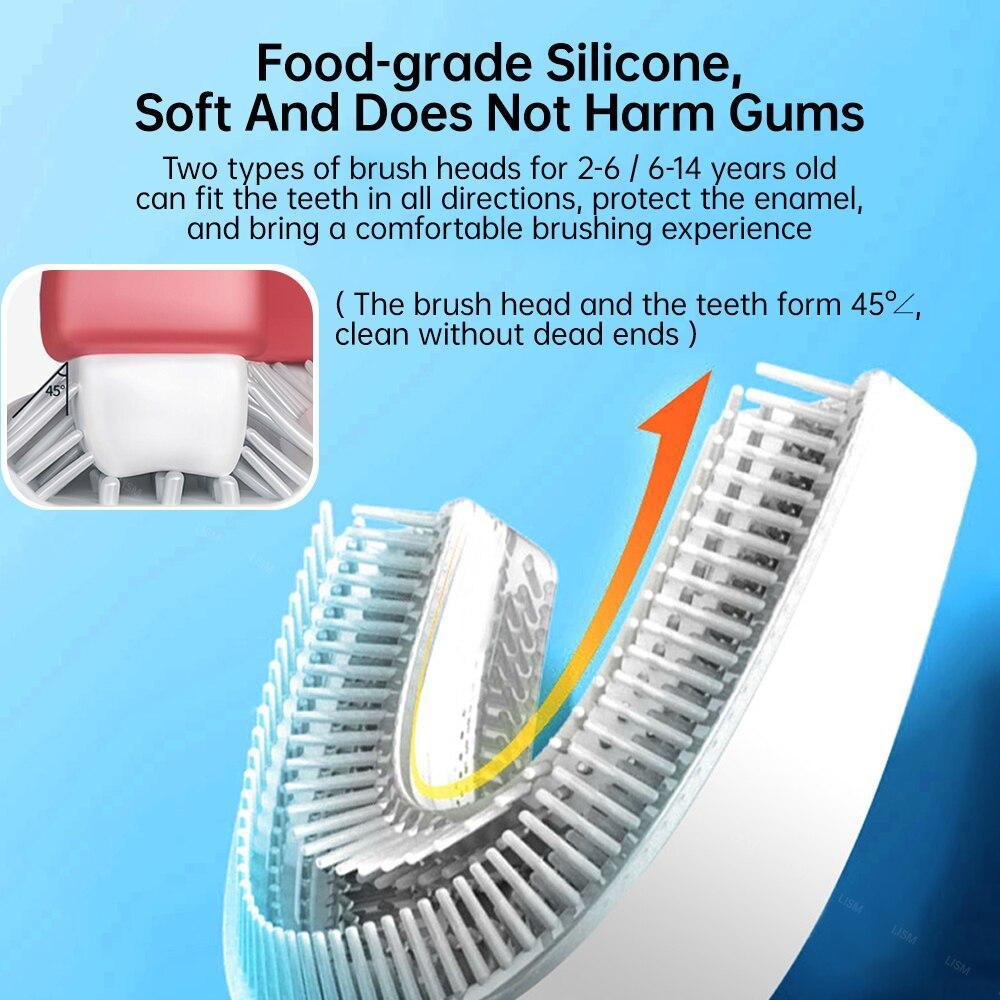 Kids U-Shape Auto Toothbrush-xinru shop