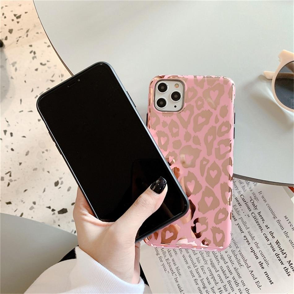 Pink Leopard Print Case-xinru