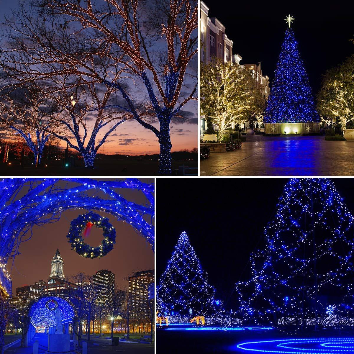 Outdoor Decorative Solar 100-LED Fairy String Lights With Ground Stake-xinru