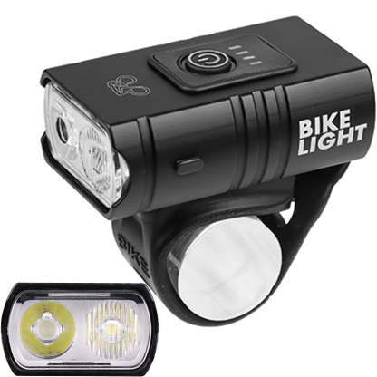 USB Rechargeable Bike Light Super Bright T6 LED Bike Headlight-xinru