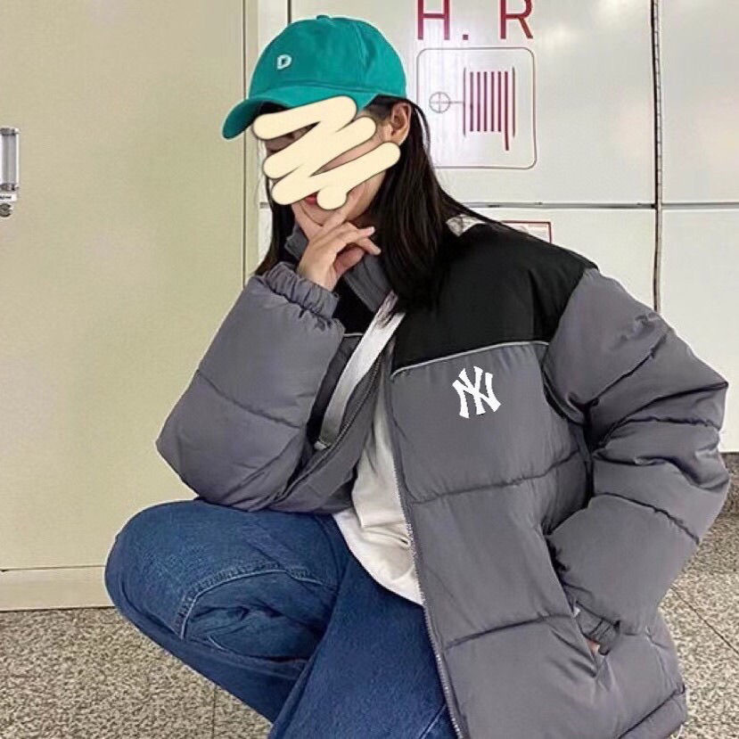 [MLB] Glossy Block Short Padding ★大人気★-xinru shop