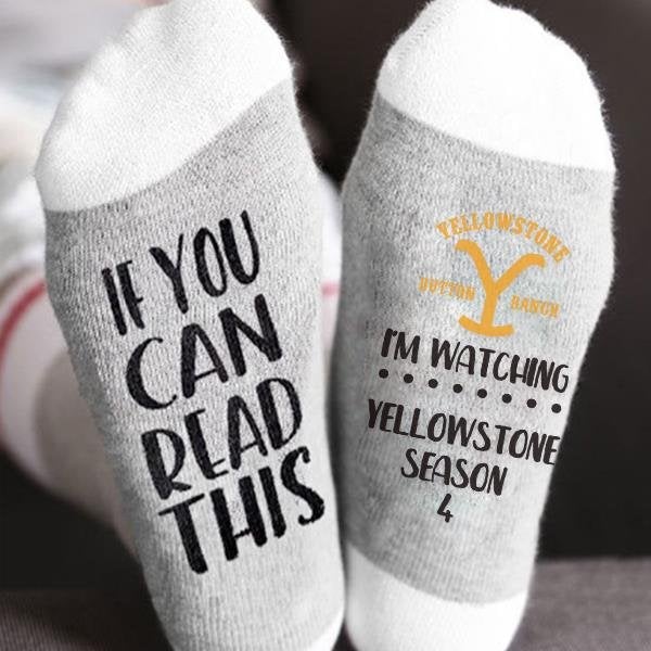 Yellowstone YS Season 4 Socks Casual Cotton-xinru shop