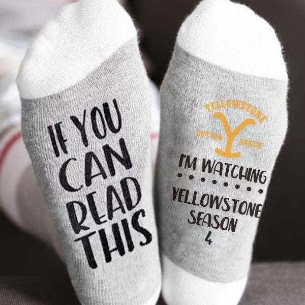 Yellowstone YS Season 4 Socks Casual Cotton-xinru shop