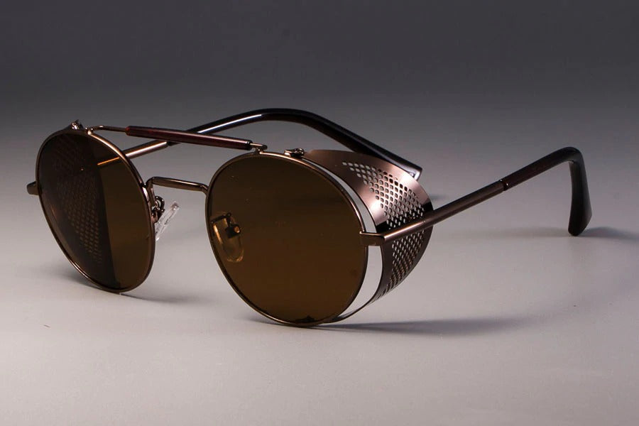 UV Blocking Steampunk Sunglasses-xinru