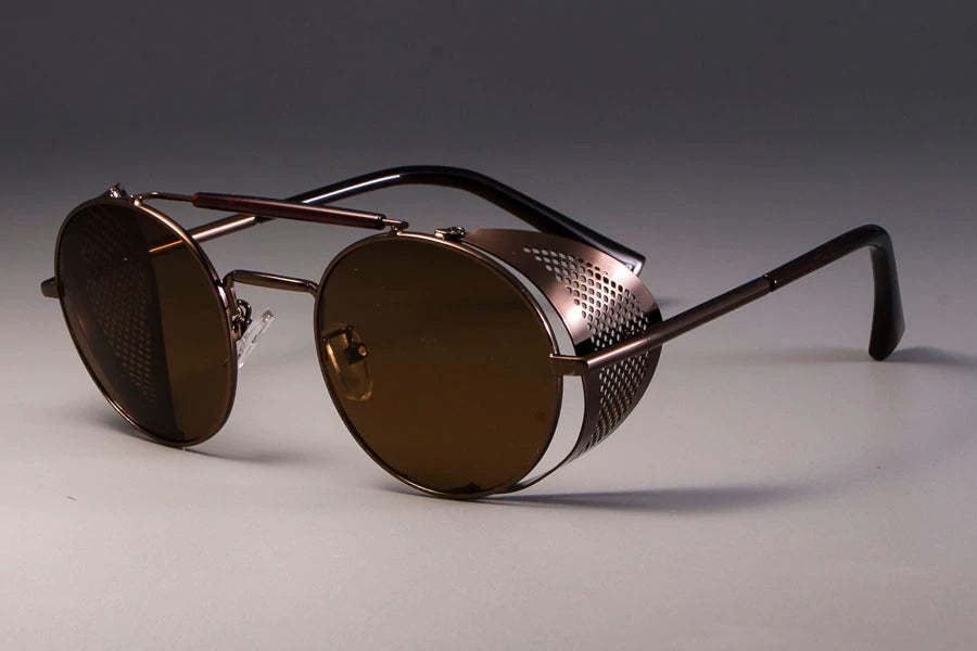 UV Blocking Steampunk Sunglasses-xinru