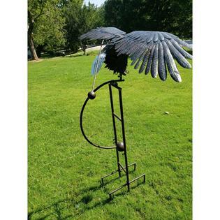 Eagle Garden Sculpture Large Bird Outdoor Statues Metal Yard Patio Lawn Decor-xinru