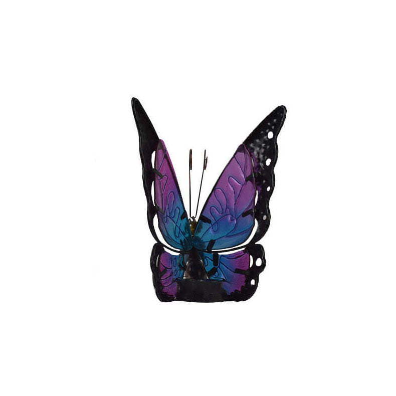 Solar Glass Butterfly Outdoor LED Decorative Garden Light-xinru