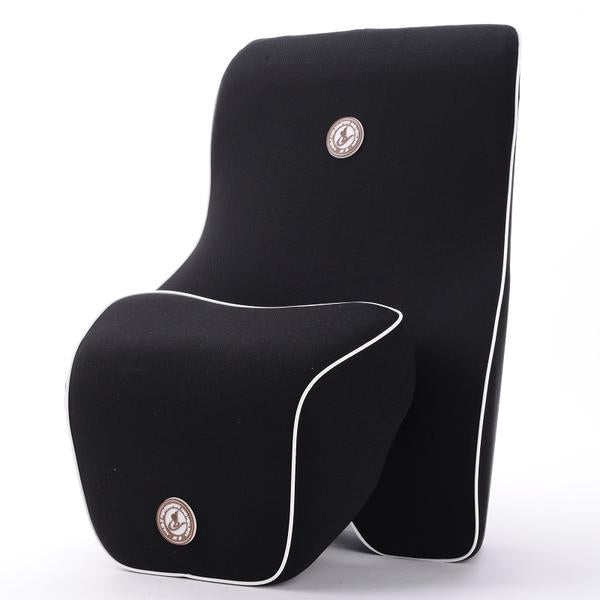 Memory Foam Lumbar Back Support Cushion Headrest Pillow For Driver-xinru shop