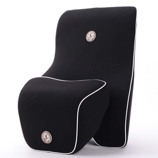 Memory Foam Lumbar Back Support Cushion Headrest Pillow For Driver-xinru shop