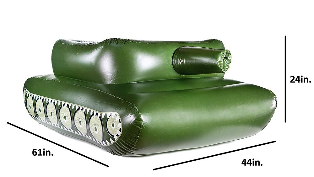 Inflatable Tank Shaped Pool Float That Shoot Water-xinru shop