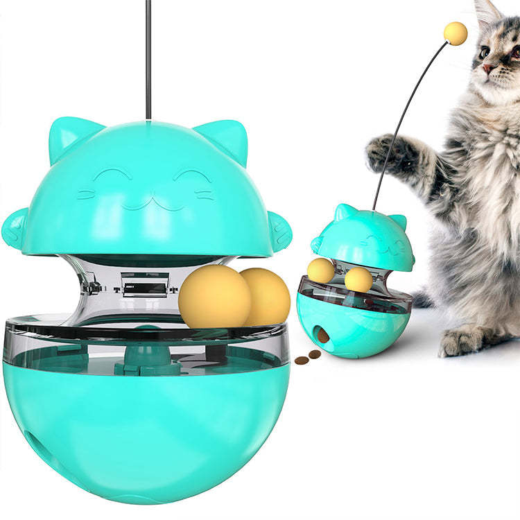 Dispensing Food Tumbler Cat Toy-xinru