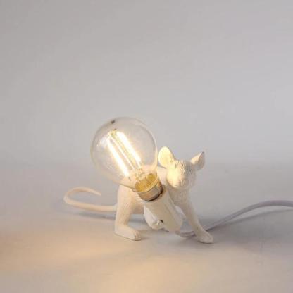 Nordic Resin Cute Mouse Animal Desk Lamp-xinru