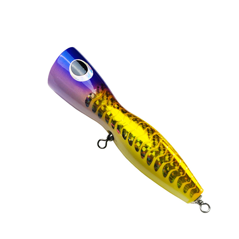 Sea Fishing Wave Climbing Bait 120g Wood Tuna Bait Boat Fishing Bait-xinru shop