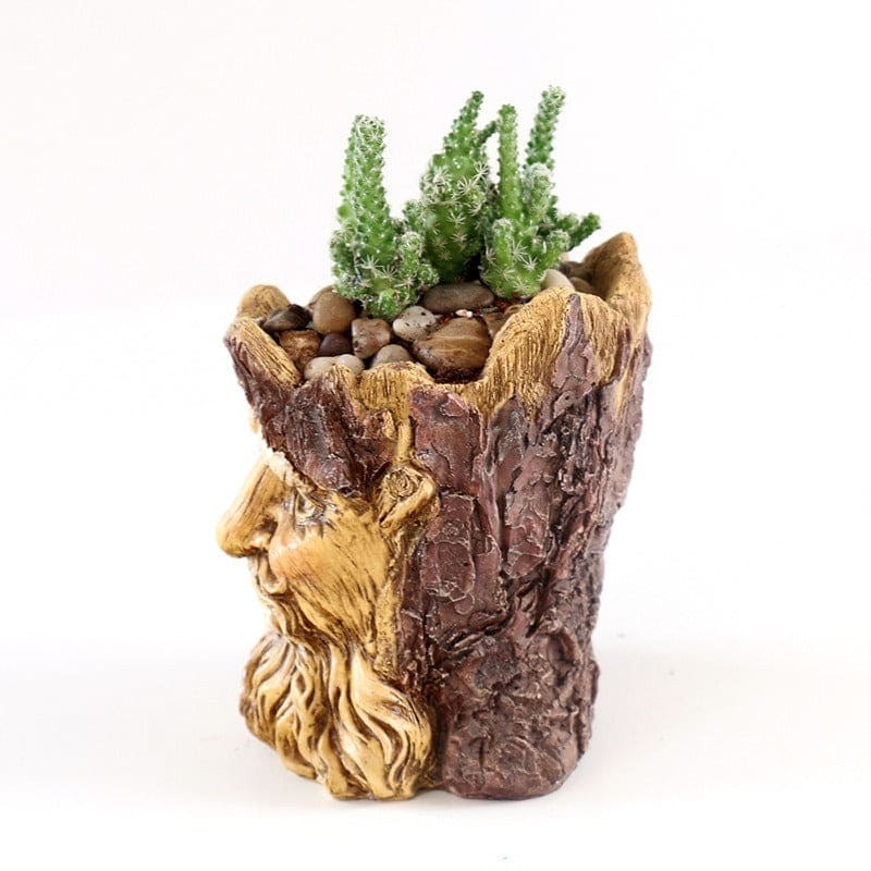 Whimsical Tree Face Garden Flowerpot-xinru